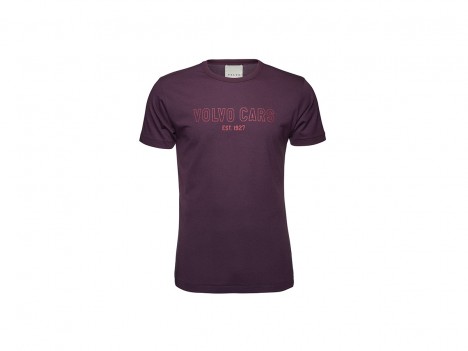 T-shirt violet homme