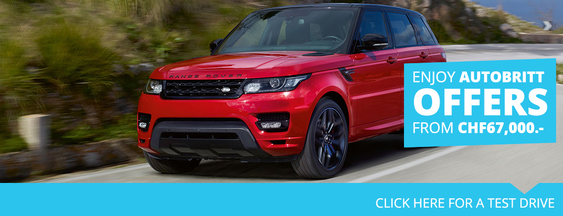 THE 2016 RANGE ROVER SPORT FROM CHF 67,500.-