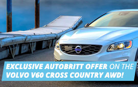 EXCLUSIVE AUTOBRITT OFFER ON THE VOLVO V60 CROSS COUNTRY AWD!