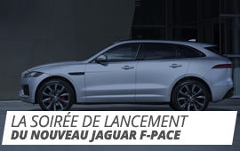 La soirée de lancement du nouveau JAGUAR F-PACE