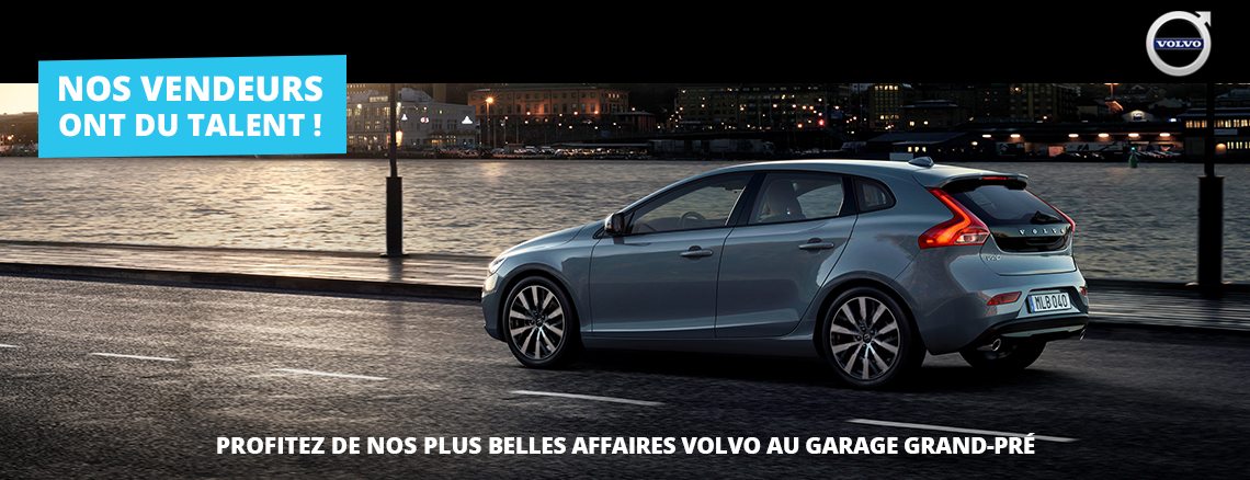 Nos vendeurs Grand Pré Volvo ont du talent !