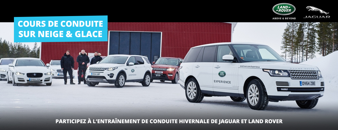 JAGUAR LAND ROVER Stage de conduite Gstaad (BE)
