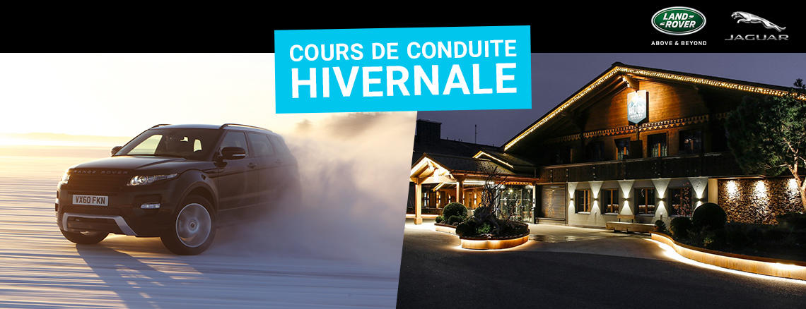 JAGUAR LAND ROVER Cours de conduite hivernale Gstaad 2019